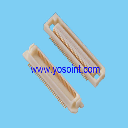 0.6mm BTB connector 10~100P male header H2.2 SMT W7.0 with peg