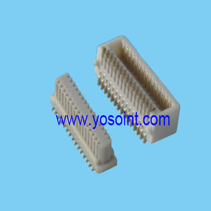 0.8mm BTB connector 12~40P male header H3.5 SMT W4.2 with peg