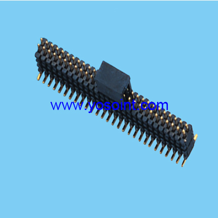 0.8mm H1.38 Pitch Pin Header Dual Row Dual SMT