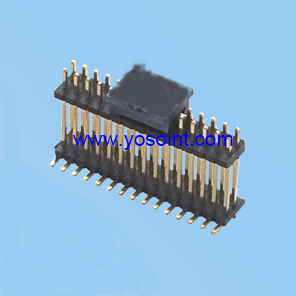 1.0 Pitch Pin header H1.0/H1.5 SMT double Row Dual Plastic