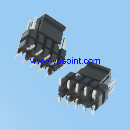 1.0 Pitch Pin header H1.0/H1.5 SMT double Row Dual Plastic