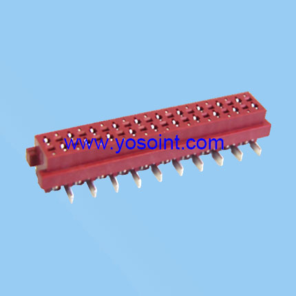 1.27mm Micro Red IDC connector Match Female SMT N type