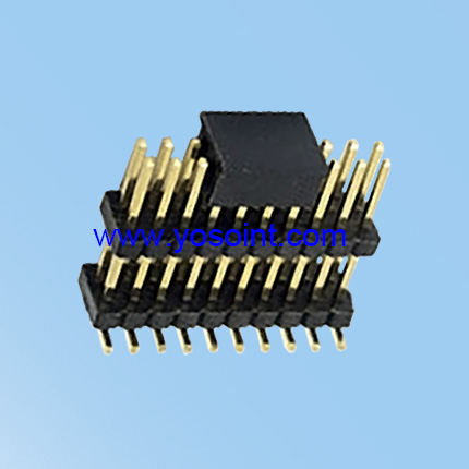 1.27mm Pin Header H1.0 Dual Rows Dual plastic SMT Type
