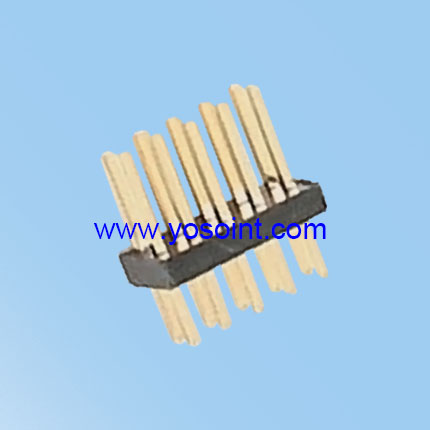 1.27mm pitch Pin Header H1.0 Dual Row Straight DIP Type
