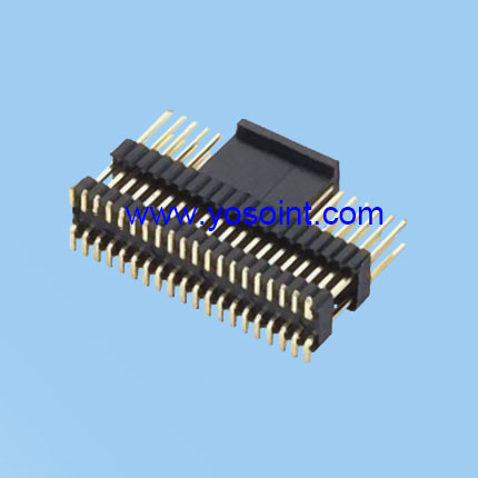 1.27 Pin Header H2.5 Dual Rows Dual plastic SMT Type