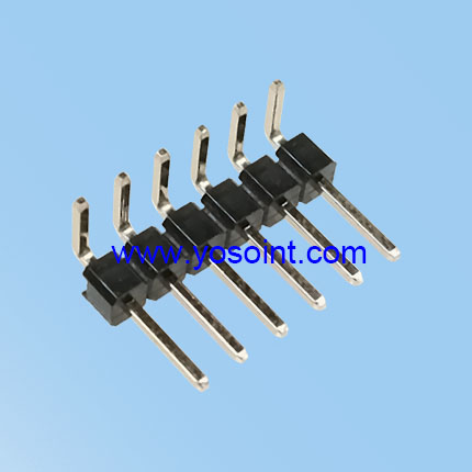 1.27mm Pin Header H2.5 Single Row Right Angel Type