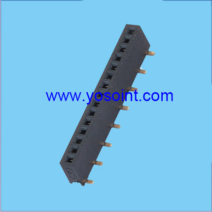 1.27mm Female Header H4.3mm Single row SMT