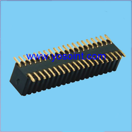 1.27mm Female Header H4.6mm double row SMT