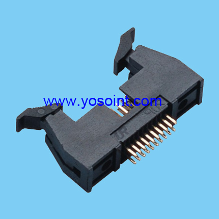 1.27x2.54mm ejector header connector straight solder