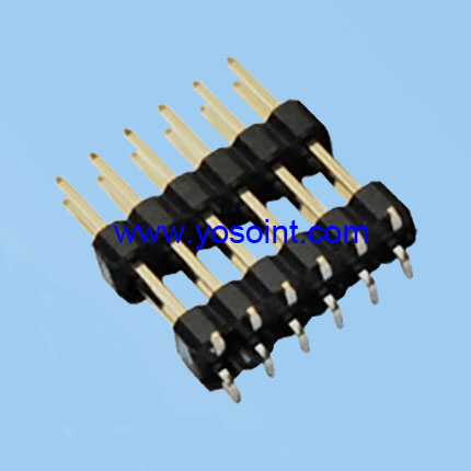 2.0mm Pin Header H2.0 Dual Plastic Dual Row SMT Type