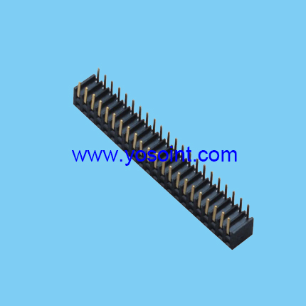 2.0mm Female Header H4.9 side entry Right angle  Dual rows U Type