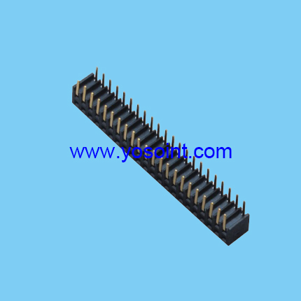 2.0mm female header H7.2 double row right angle