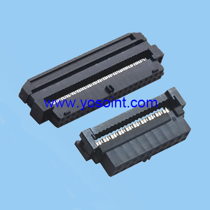 2.0mm FC IDC connector single side contact with strain relief