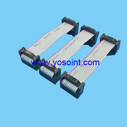 2.0mm pitch IDC cable with strain relief