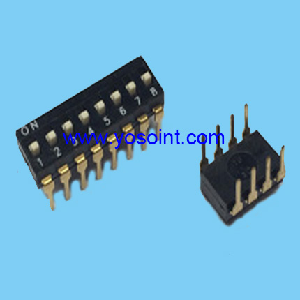 2.54 DIP switch H3.0 straight solder IC type