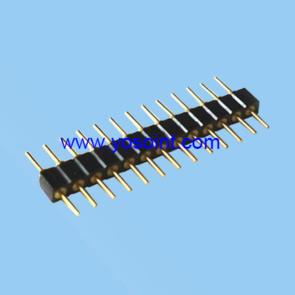 2.54mm Machine Pin header Round pin H1.9 L10.0 Straight solder Dual row
