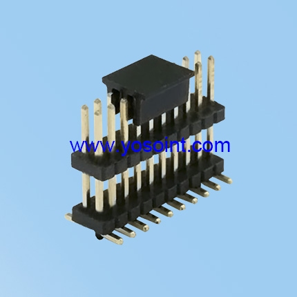 2.54mm Pin Header H2.0 Dual Row Dual plastic SMT