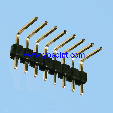 2.54mm Pin Header H2.5 Reverse Plastic Single Row Right angle