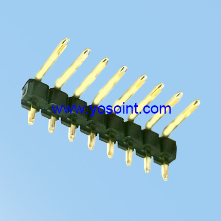 2.54mm Pin Header Reverse Plastic H1.5 Single Row Right angle