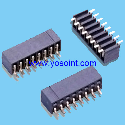 2.54mm Female Header H5.9 W8.1 Side Entry SMT