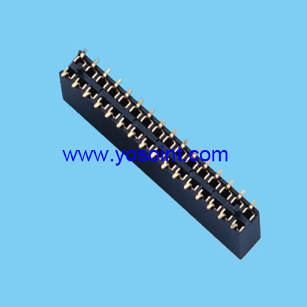 2.54mm Female Header H7.1 U Terminal Dual rows SMT Type