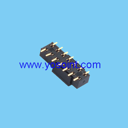 2.54mm female header H3.5mm dual row SMT