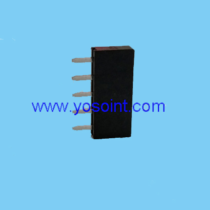 2.54mm female header H5.0 single row straight solder
