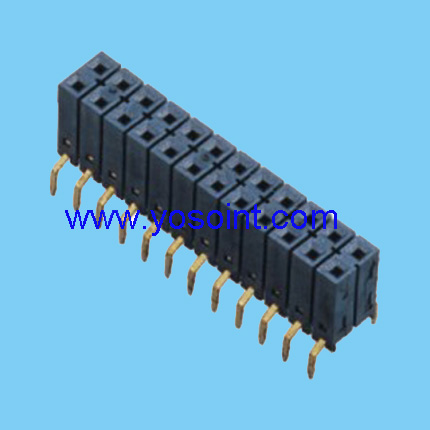2.54mm female header H8.5mm double row Centipede Foot Type