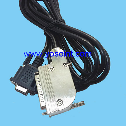 DB25 male to DB9 female zinc alloy signal cable