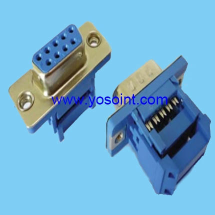 D-SUB connector IDC type press flat cable female header