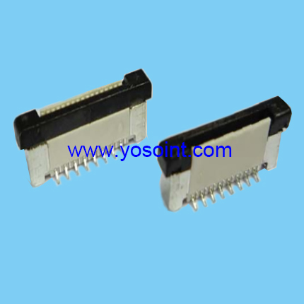 FPC connector 0.5mm pitch Surface mount-parallel Dislocation feet