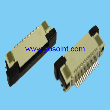 FPC connector 0.5mm pitch Surface mount-parallel H2.0