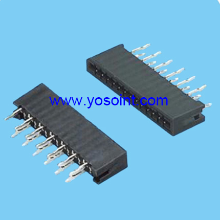 FPC connector 1.25mm pitch straight solder both side contact