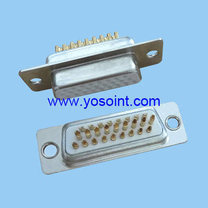 HDB D-SUB connector Female High Density Machine Pin 26P Solder Type