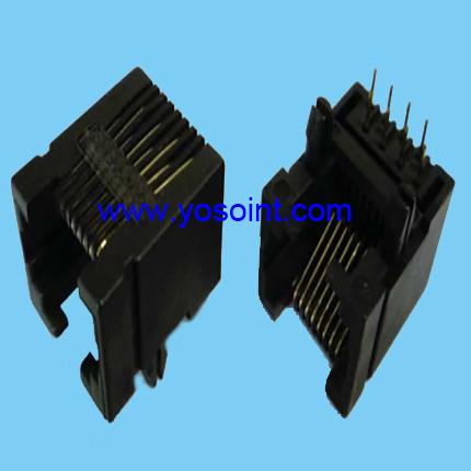 RJ45 connector 4P4C 6P6C 8P8C H11.65 L18 right angle