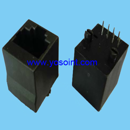RJ45 connector 8P8C H16.2 straight solder without shield