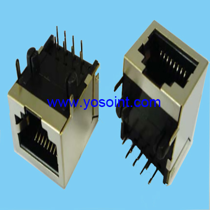 RJ45 connector 8P8C H31.1 L18.25 right angle solder with shield