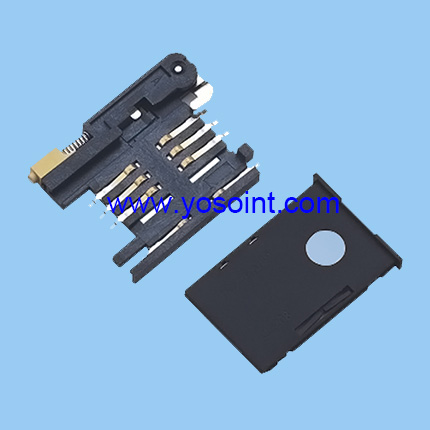 SIM Card Connector H3.0 6P 8P Push