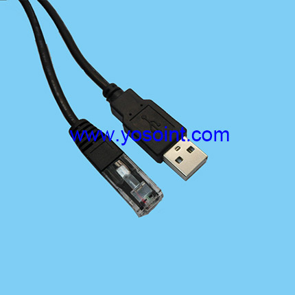 USB cable USB 2.0 AM to RJ45 plug